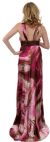 Empire Style Multi Color Full Length Formal Dress back in Fuchsia